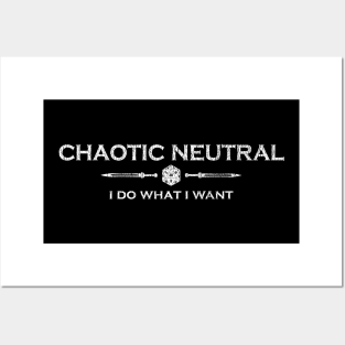 D20 Roleplay Alignments - Chaotic Neutral Posters and Art